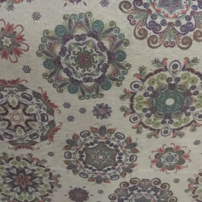 tejido gobelino mandala multicolor ,280cm